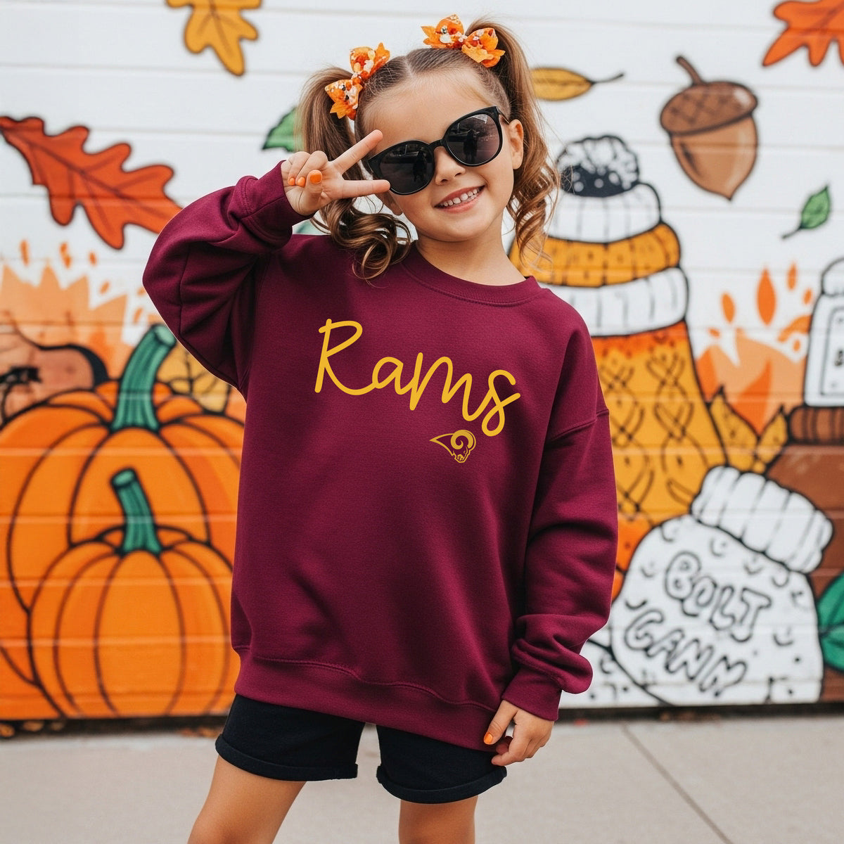 Ross Rams Maroon Sweatshirt