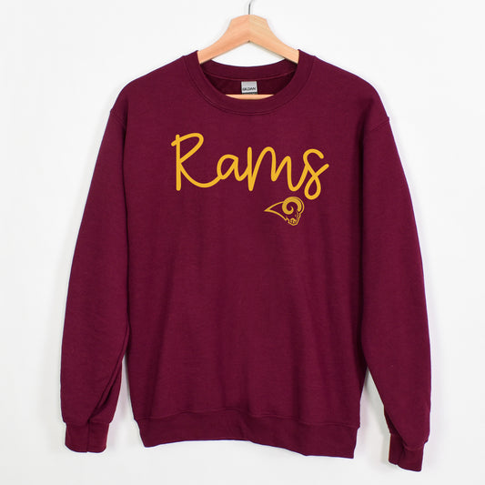Ross Rams Maroon Sweatshirt