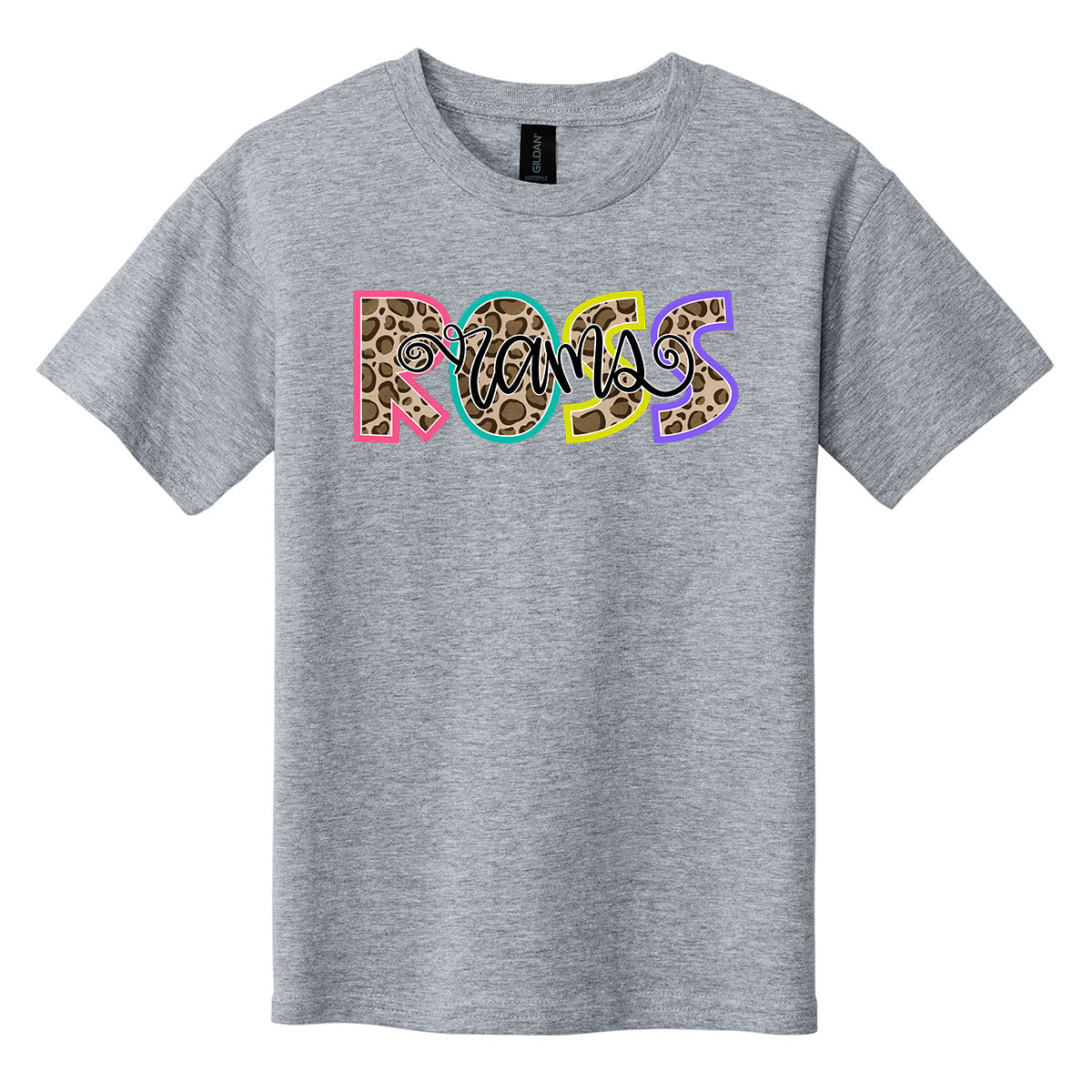Youth - Leopard Ross Rams Shirt