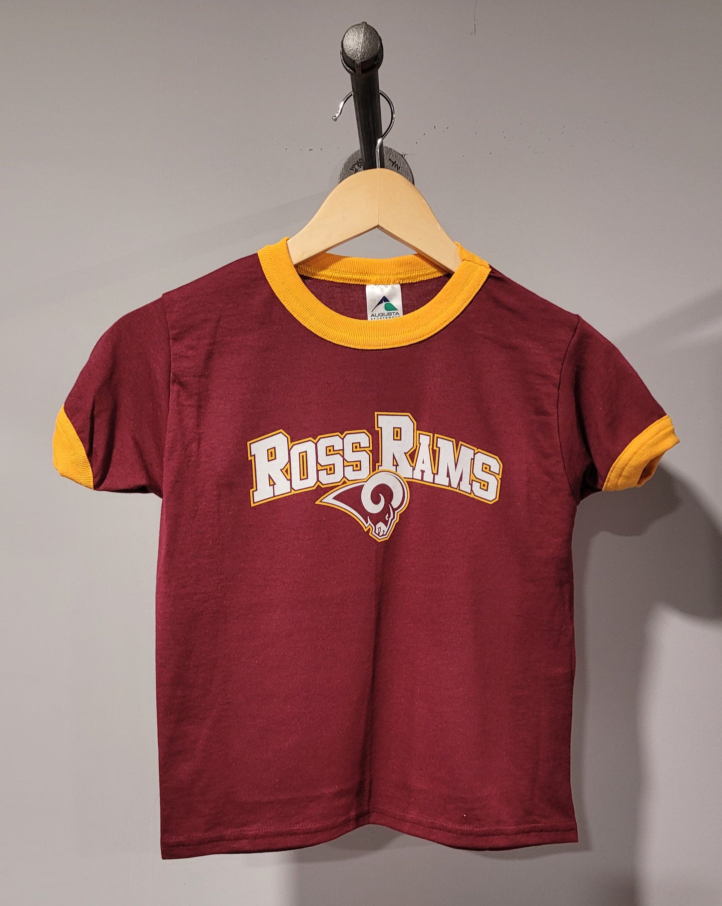 Youth Ringer Ross Rams Tee