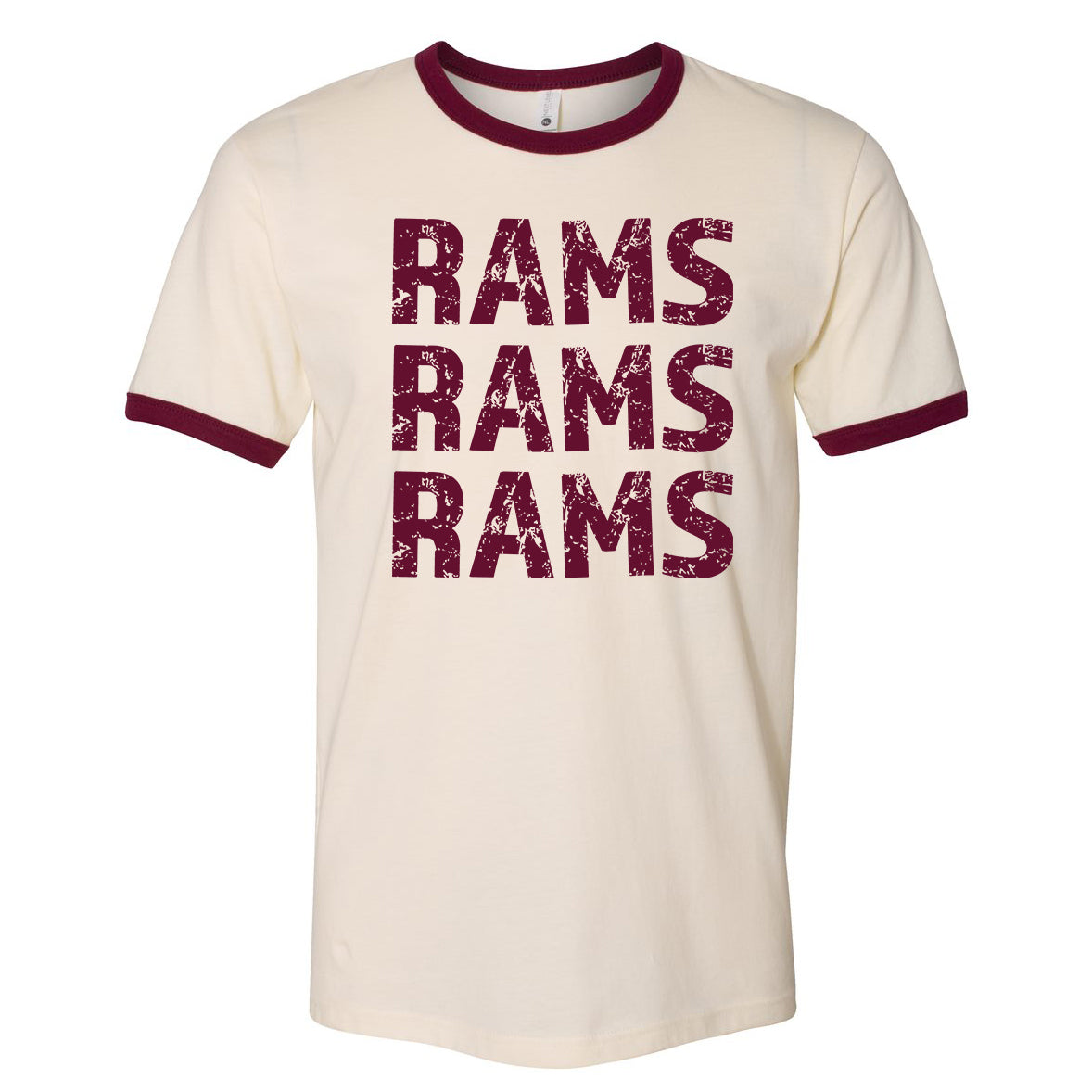 Vintage Rams Ringer Tee - Adult