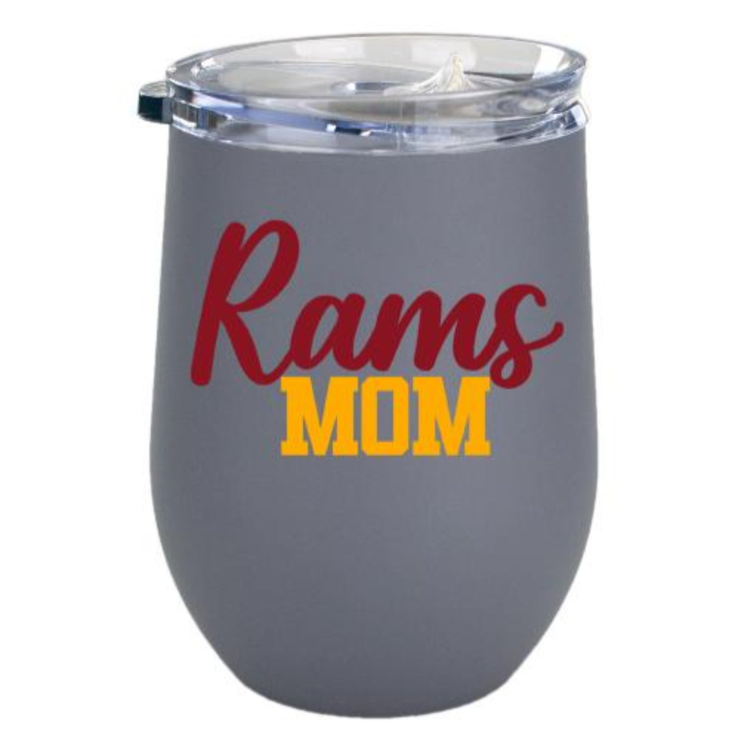 Rams Mom Wine Tumbler