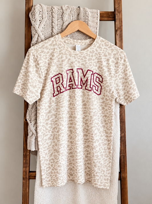 RAMS Natural Leopard Shirt