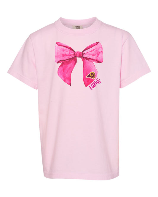Pink Out Ross Rams Shirt - Adult  -Comfort Colors
