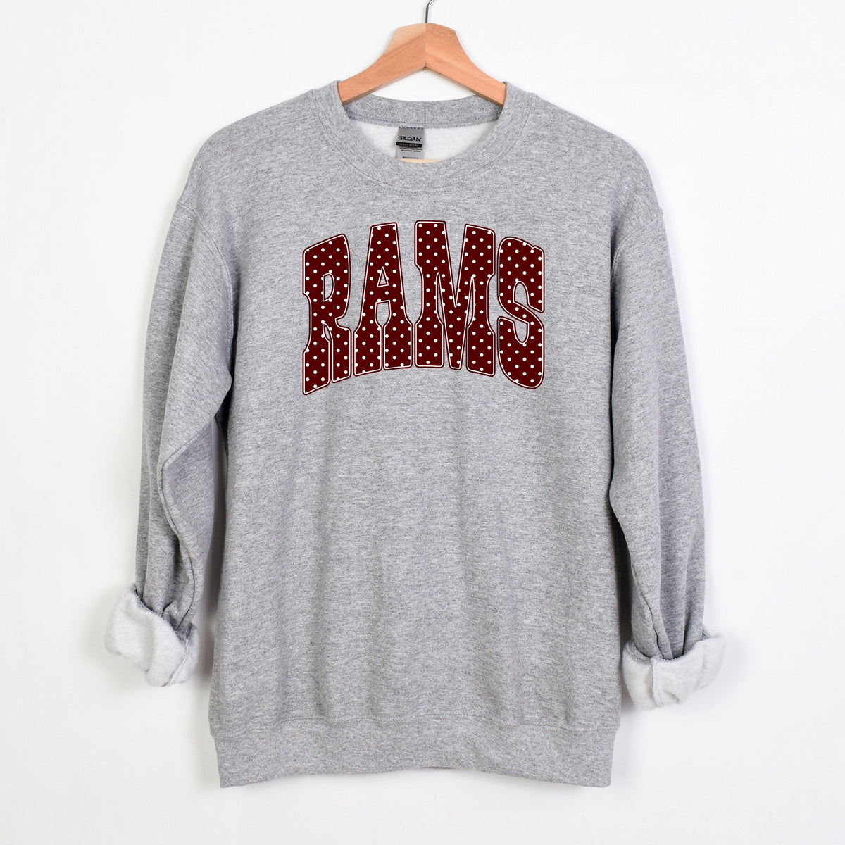 Polka Dot Rams Sweatshirt