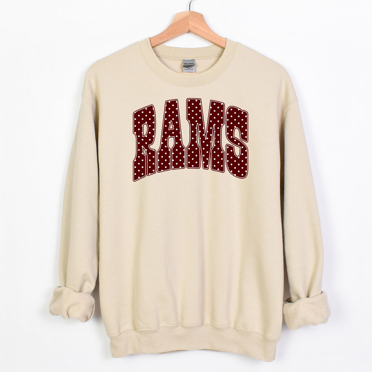 Polka Dot Rams Sweatshirt