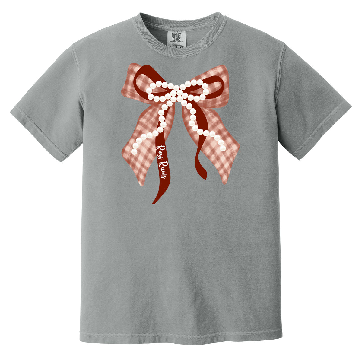 Ross Rams Plaid Bow Shirt