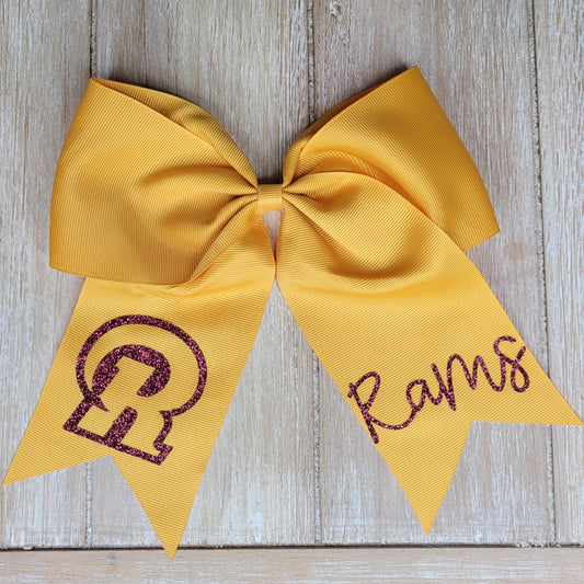 Yellow Gold Rams Bow